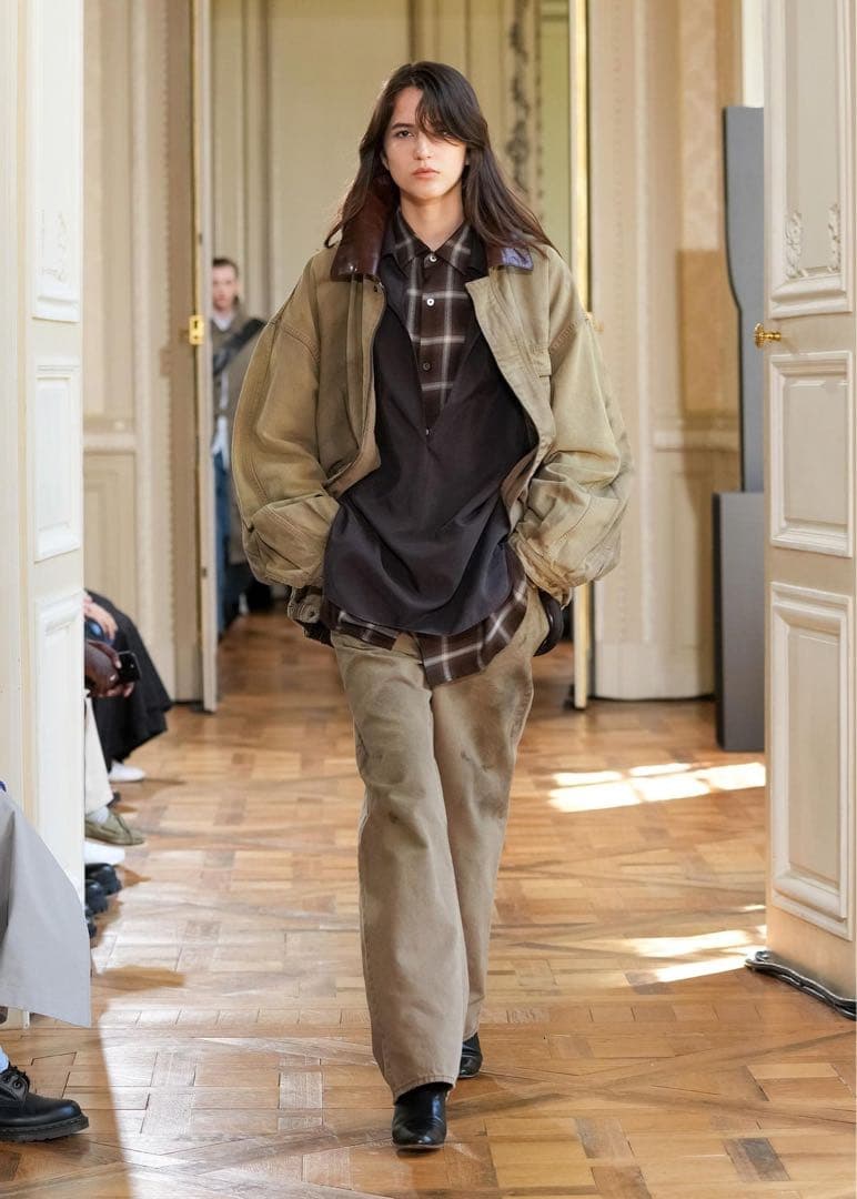 【サイズS】SSSTEIN SULFUR DYED OXFORD VINTAGE