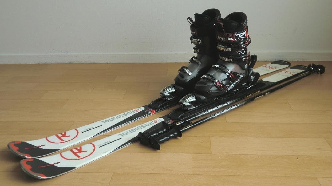 ■12月・1月限定■送料無料ロシニョール■メンズスキーセット■156/26.5■