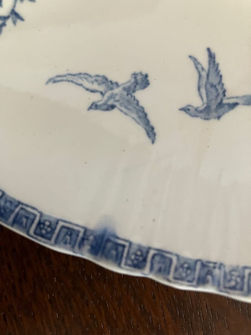 フランスアンティーク　ジアン　マリーアントワネット　ラヴィエ プレート