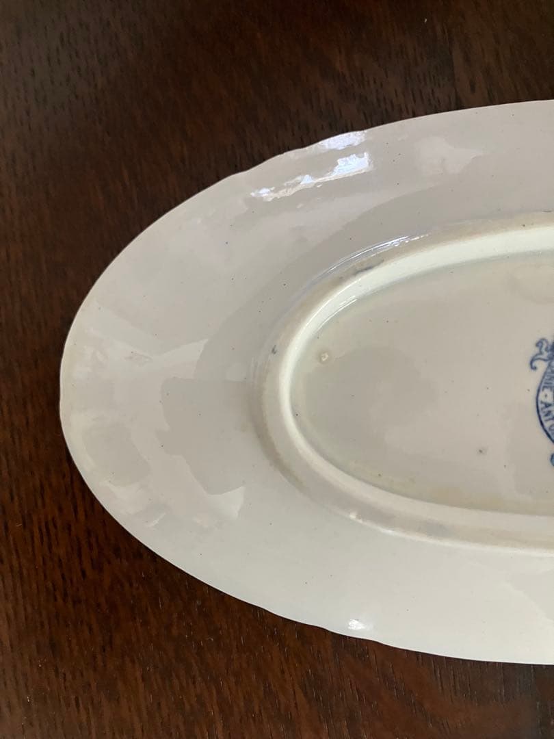 フランスアンティーク　ジアン　マリーアントワネット　ラヴィエ プレート