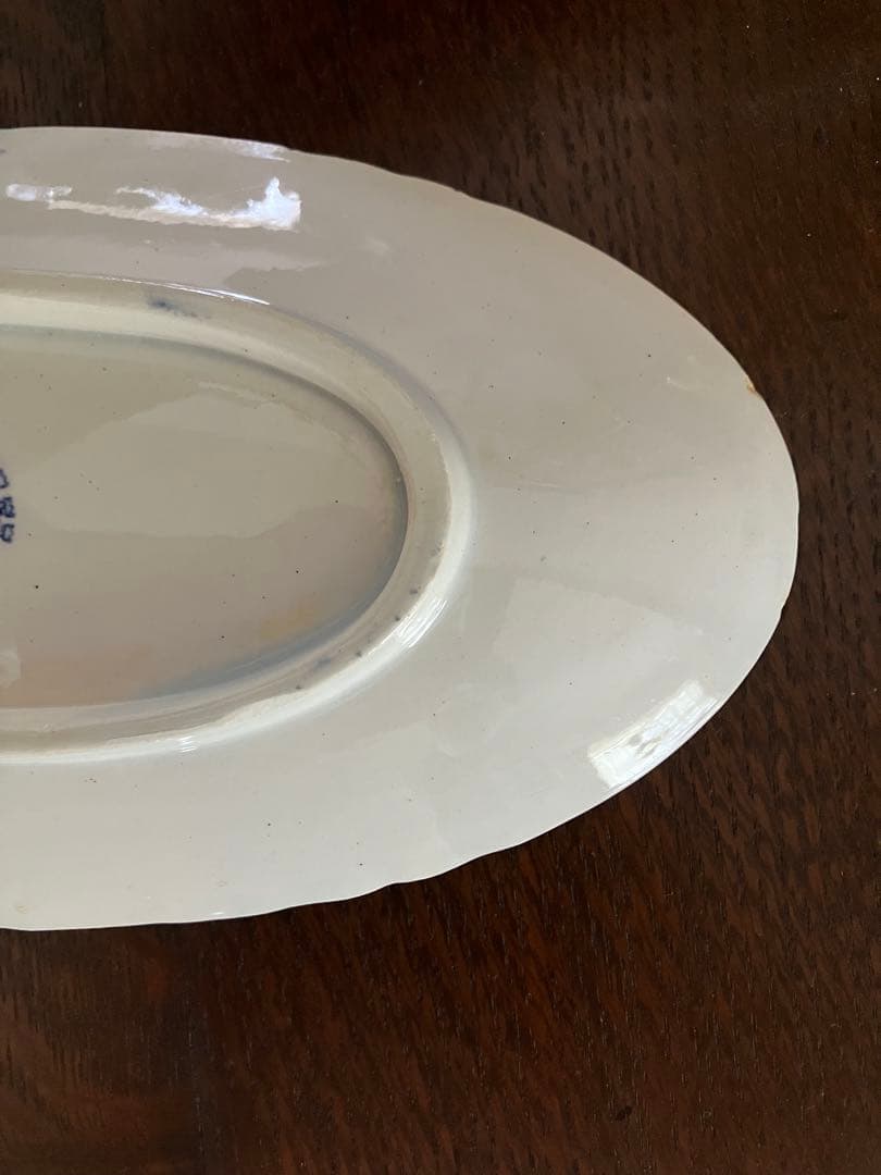 フランスアンティーク　ジアン　マリーアントワネット　ラヴィエ プレート