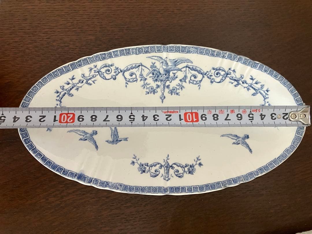 フランスアンティーク　ジアン　マリーアントワネット　ラヴィエ プレート