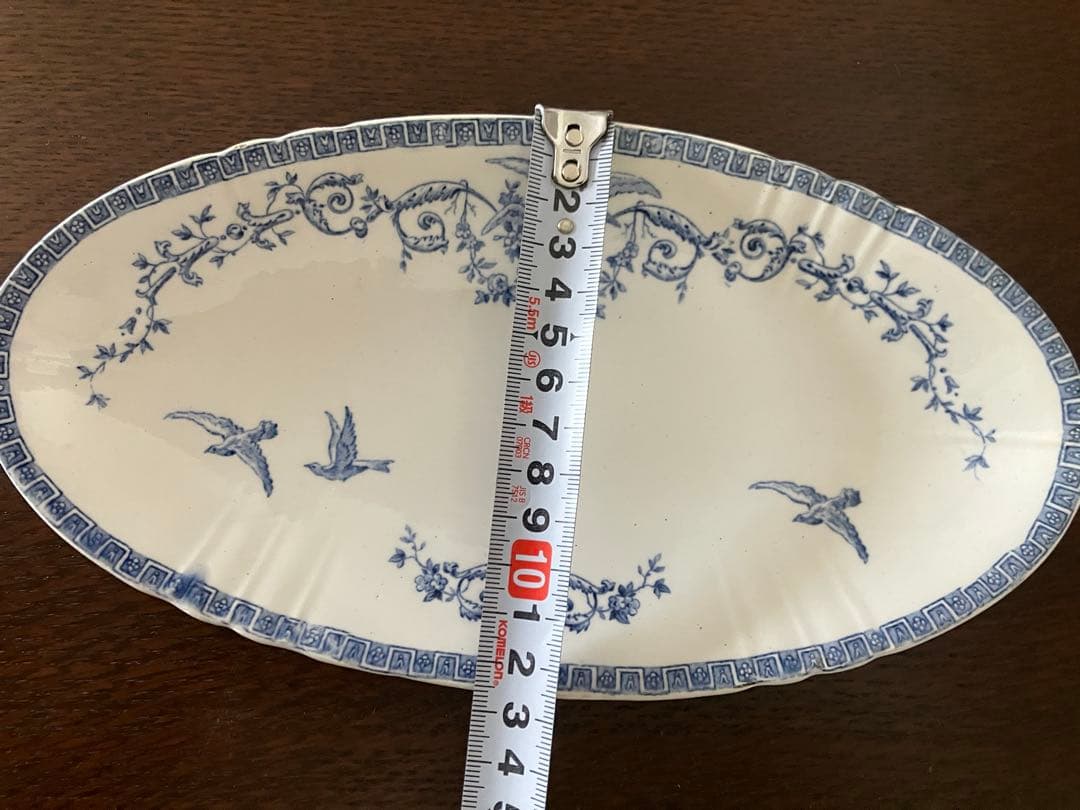 フランスアンティーク　ジアン　マリーアントワネット　ラヴィエ プレート