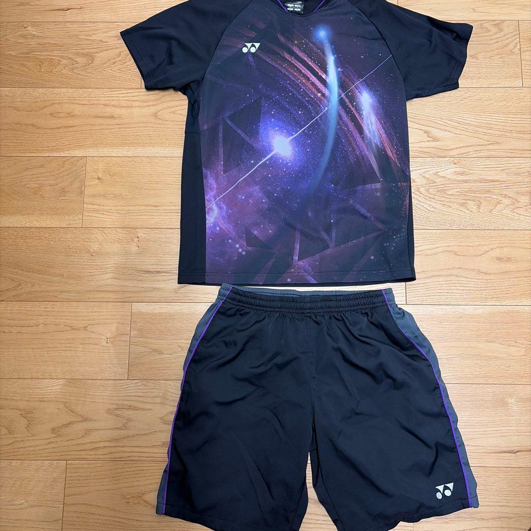 YONEX テニスウェア Lサイズ ブラック/パープル