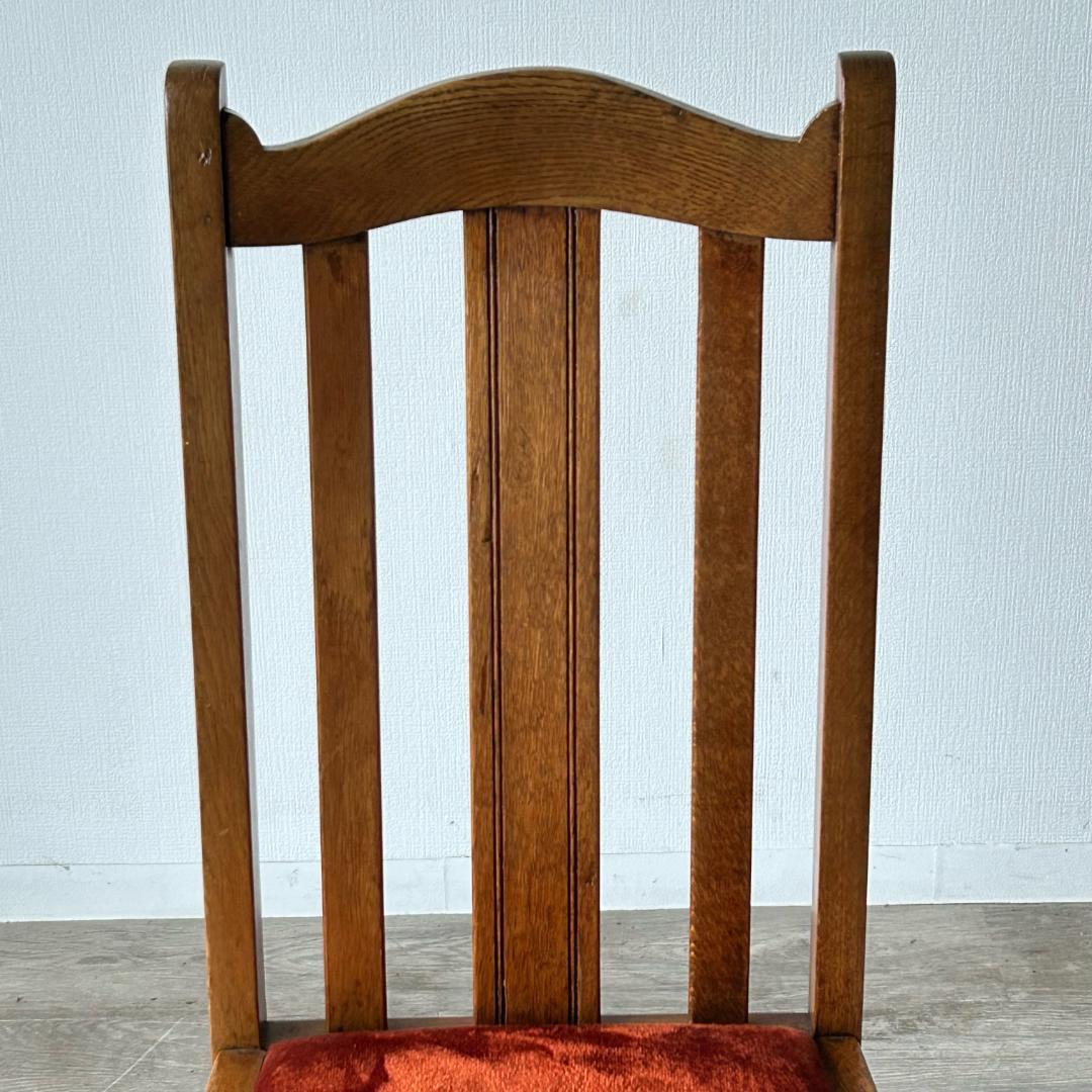 イギリス アンティーク 家具 ダイニング チェア オーク　椅子 英国 403A