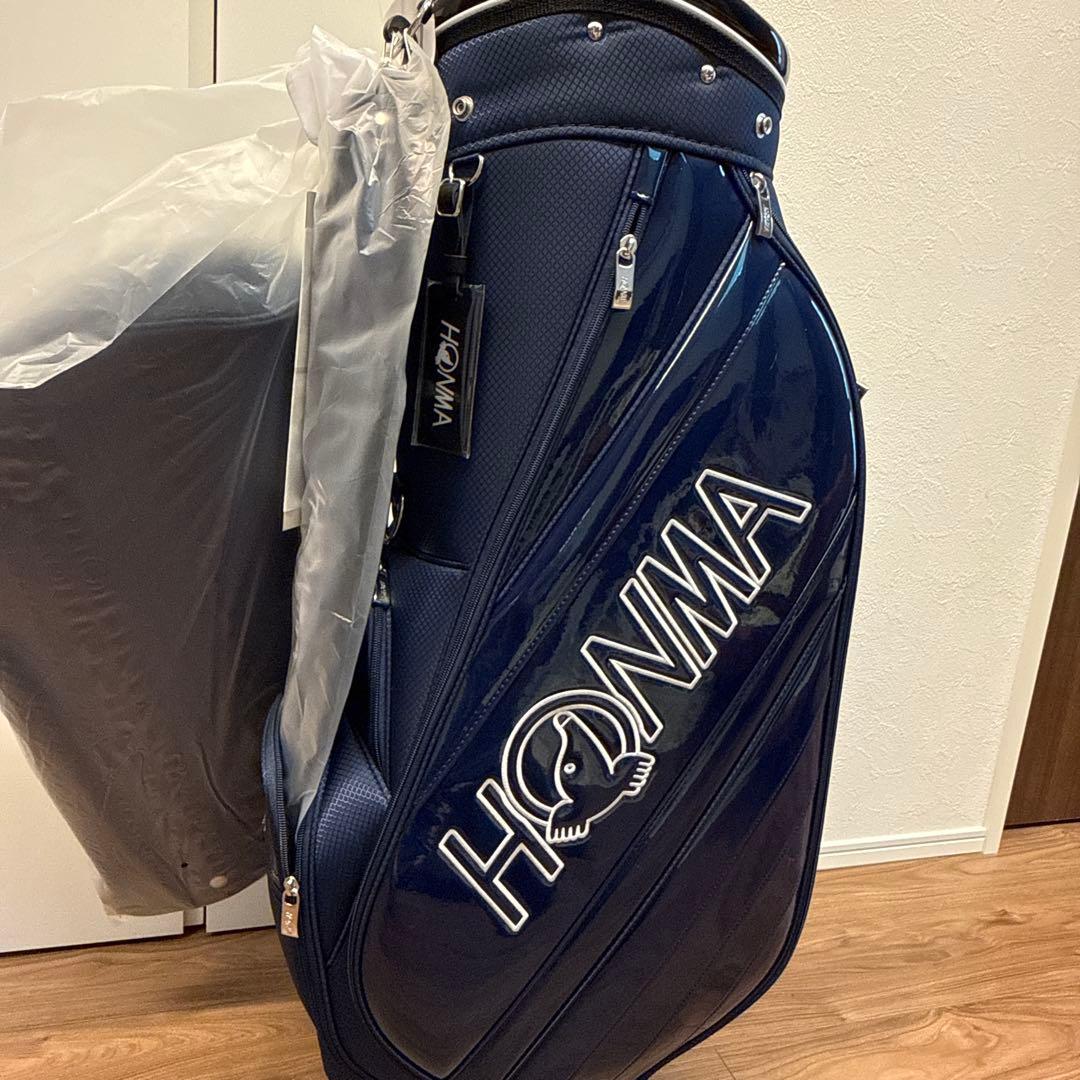 【新品】HONMA(本間ゴルフ)キャディバッグ CB12412 ネイビー9.0