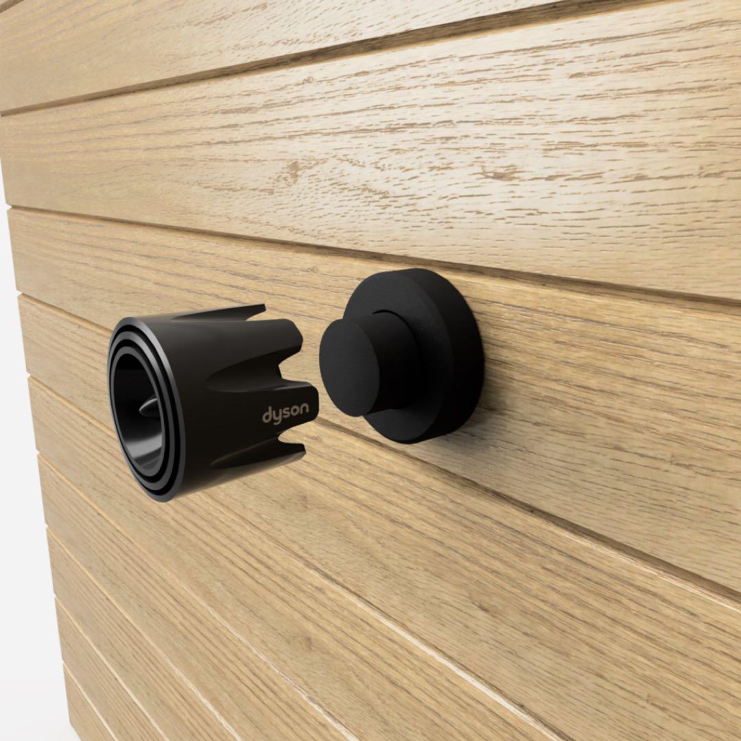 ダイソン supersonic r 壁掛けドライヤーホルダー+ノズルホルダー