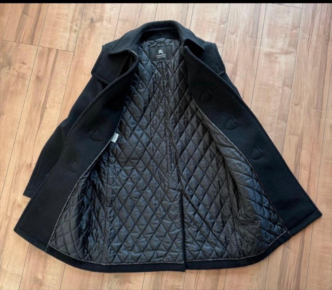 バーバリーブラックレーベル　黒 ダッフルコート