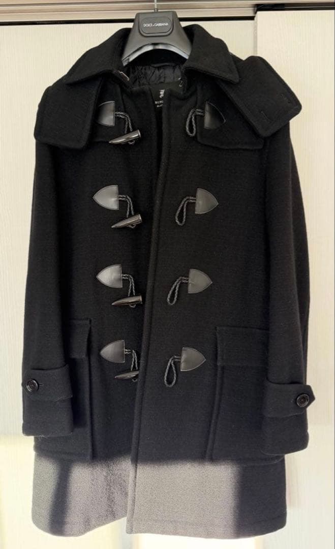 バーバリーブラックレーベル　黒 ダッフルコート