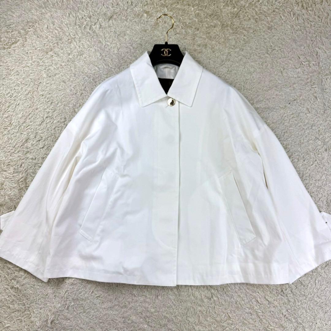 マッキントッシュロンドン ロズリー ウェザーコットンステンカラーショートコート