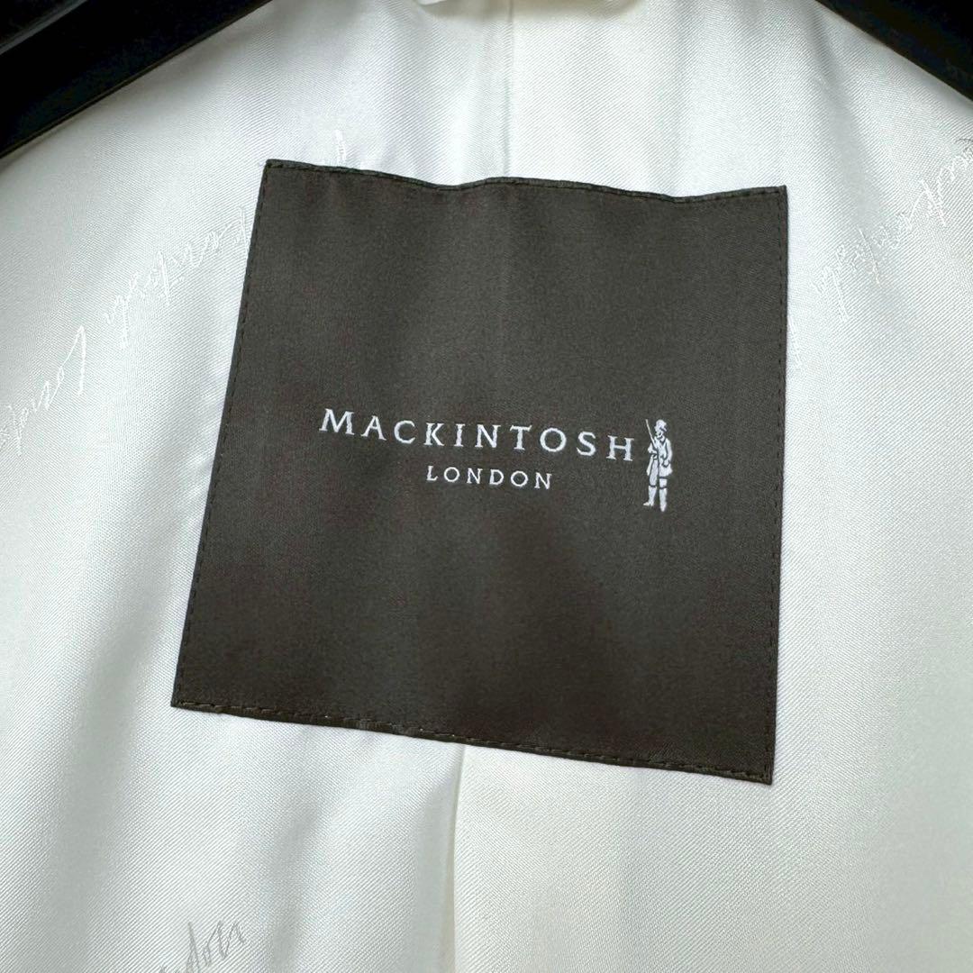 マッキントッシュロンドン ロズリー ウェザーコットンステンカラーショートコート