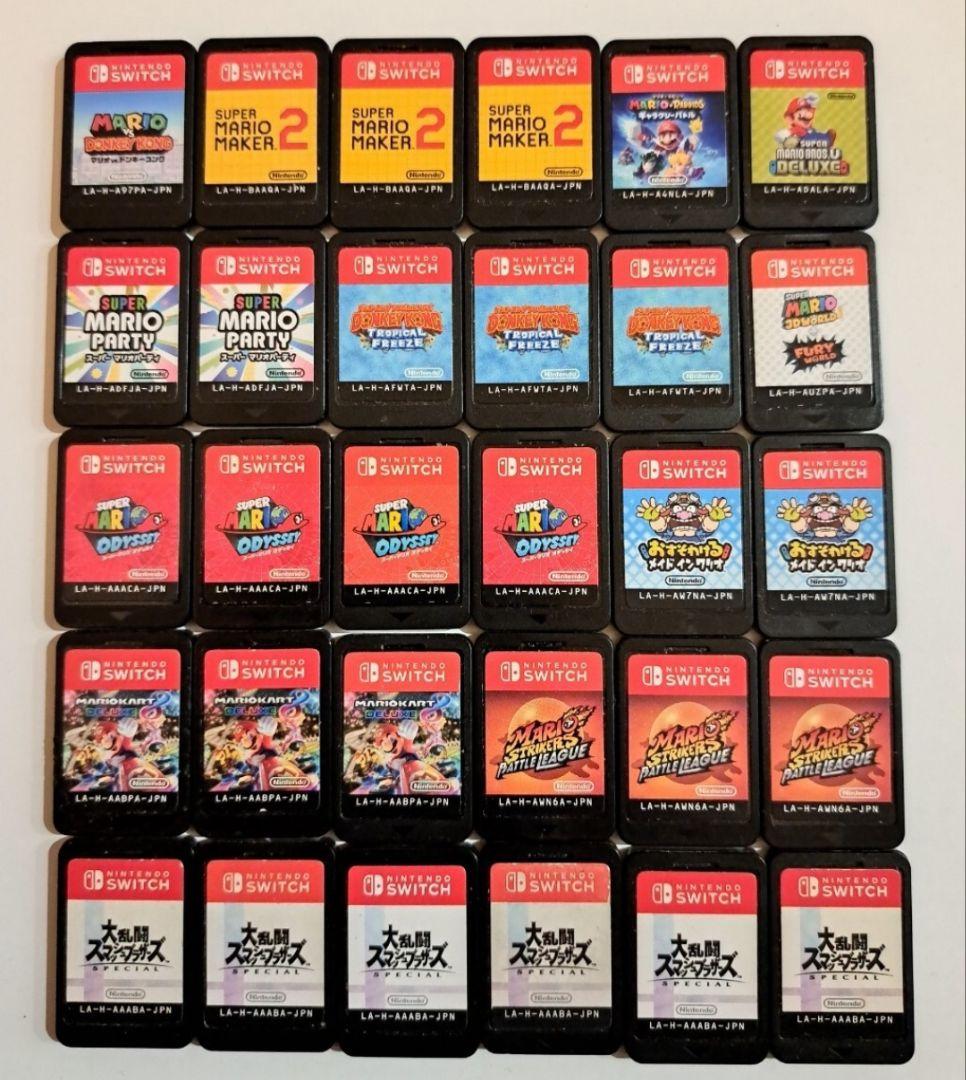 Nintendo Switch ソフト 30本セット まとめ売り マリオなど