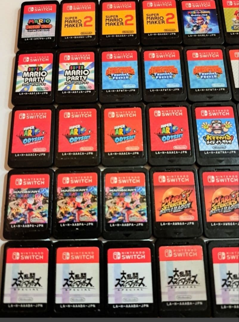 Nintendo Switch ソフト 30本セット まとめ売り マリオなど