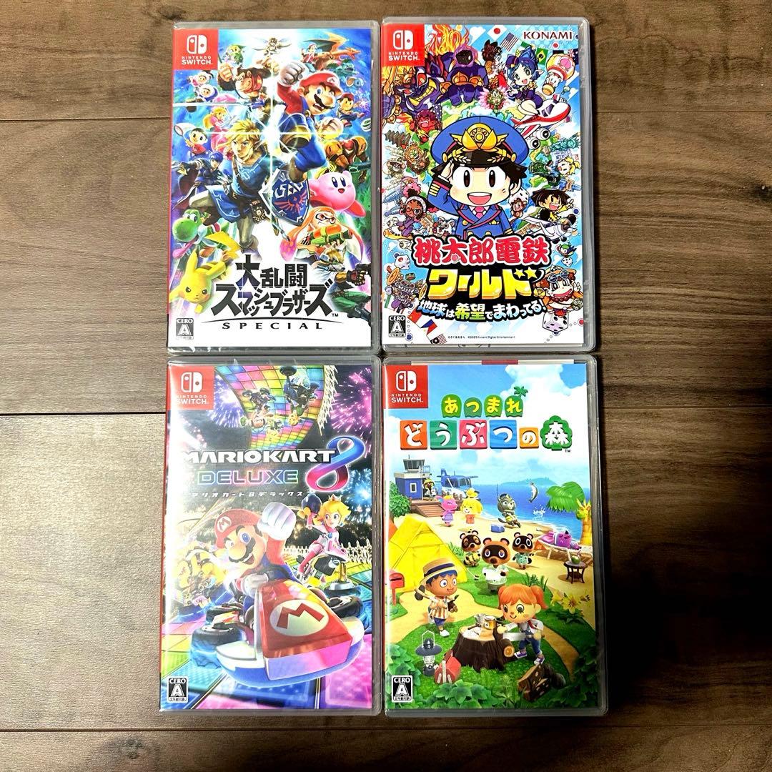 Nintendo Switch ソフト4本　新品未開封