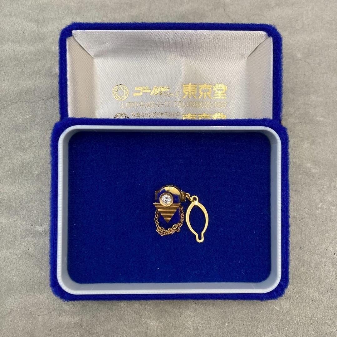 R*︎様 【美品】 ラペルピン K18 ゴールド