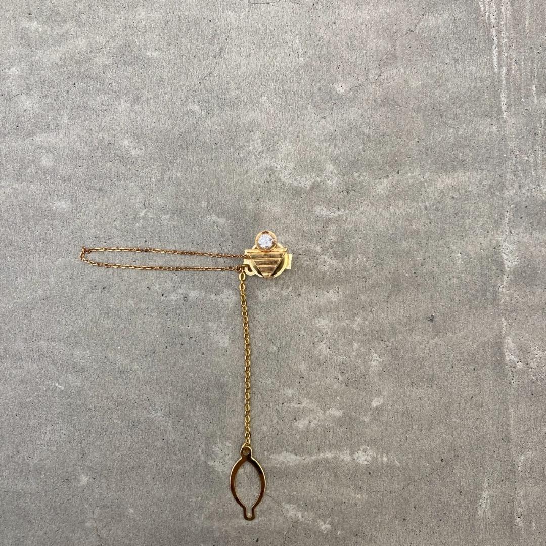 R*︎様 【美品】 ラペルピン K18 ゴールド