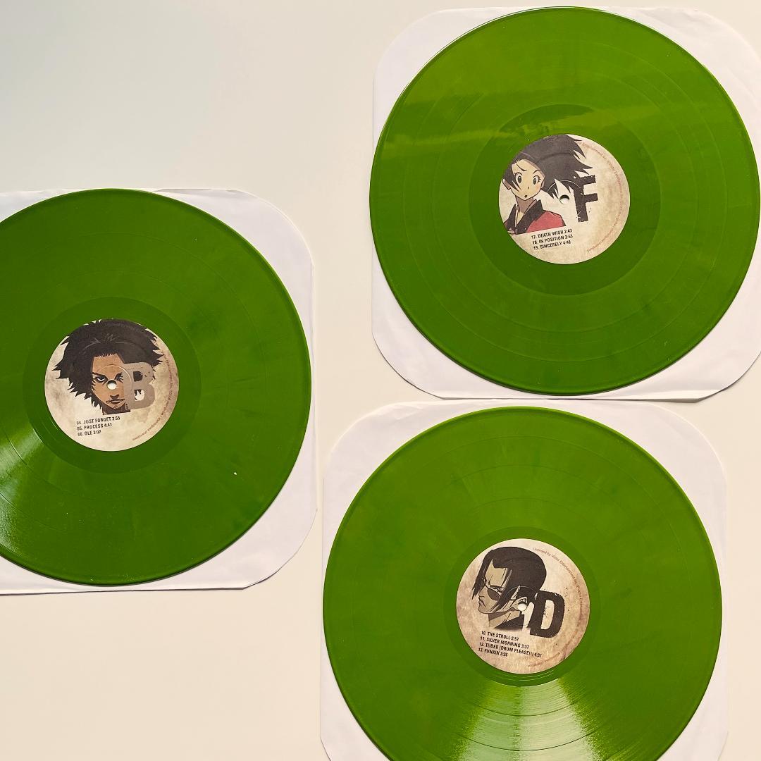 3LP レコード サムライチャンプルー Nujabes ヌジャベス 盤一部難あり