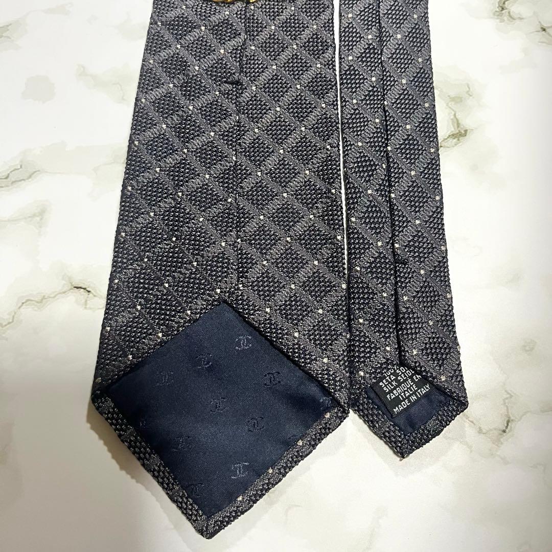 美品✨　CHANEL ネクタイ　チェーン　ジャガード