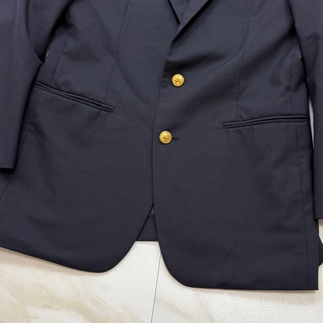 美品✨ポロ ラルフローレン テーラードジャケット 紺ブレ 背抜き