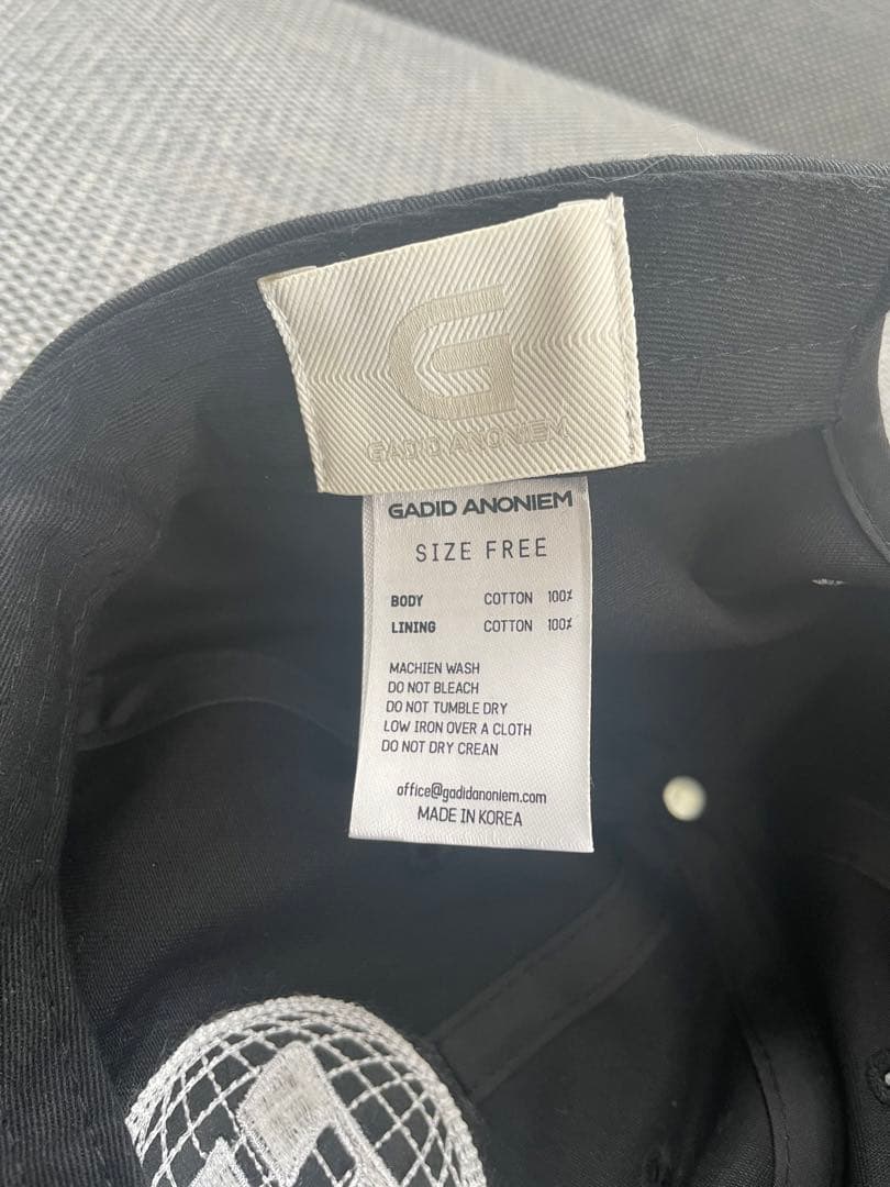 GADID ANONIEM キャップ