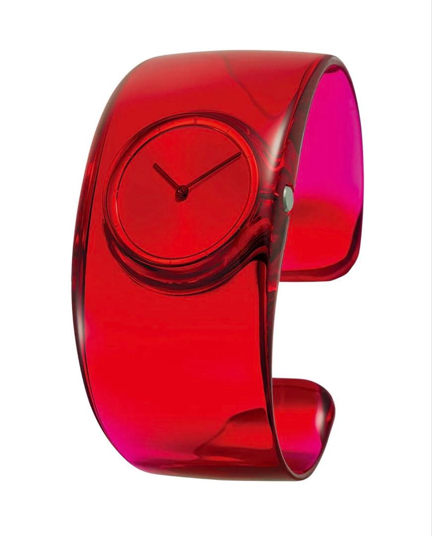 ISSEY MIYAKE イッセイミヤケ O オー 腕時計　赤レッド