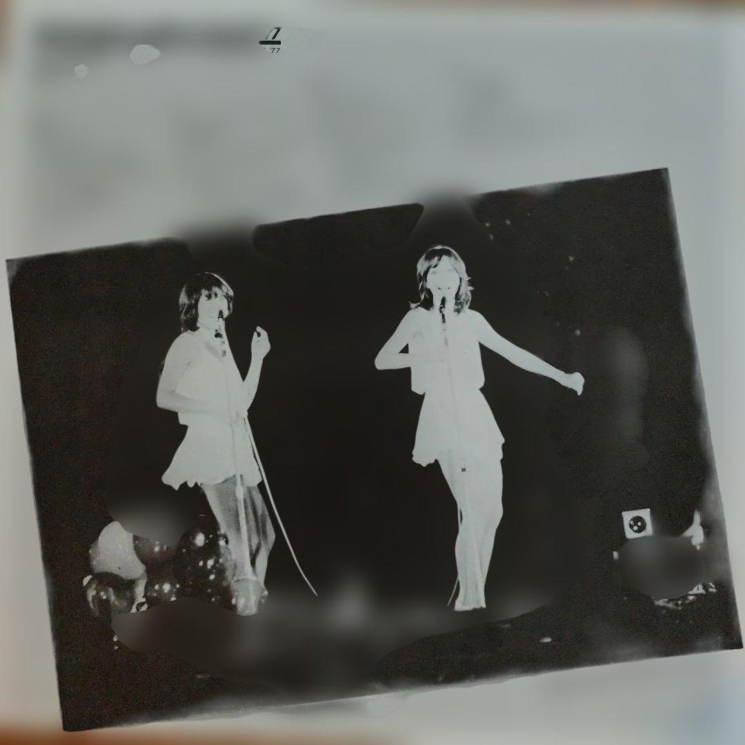 【美品】Pink Lady サマーファイア77 　LPレコード歌詞カード等全付属