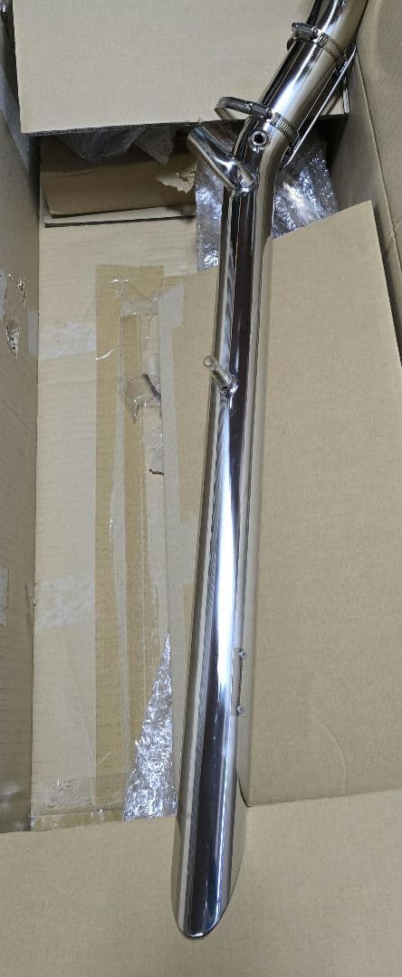 た*ん出品物 ドラッグスター400 ステンレス マフラー 二本出し VH