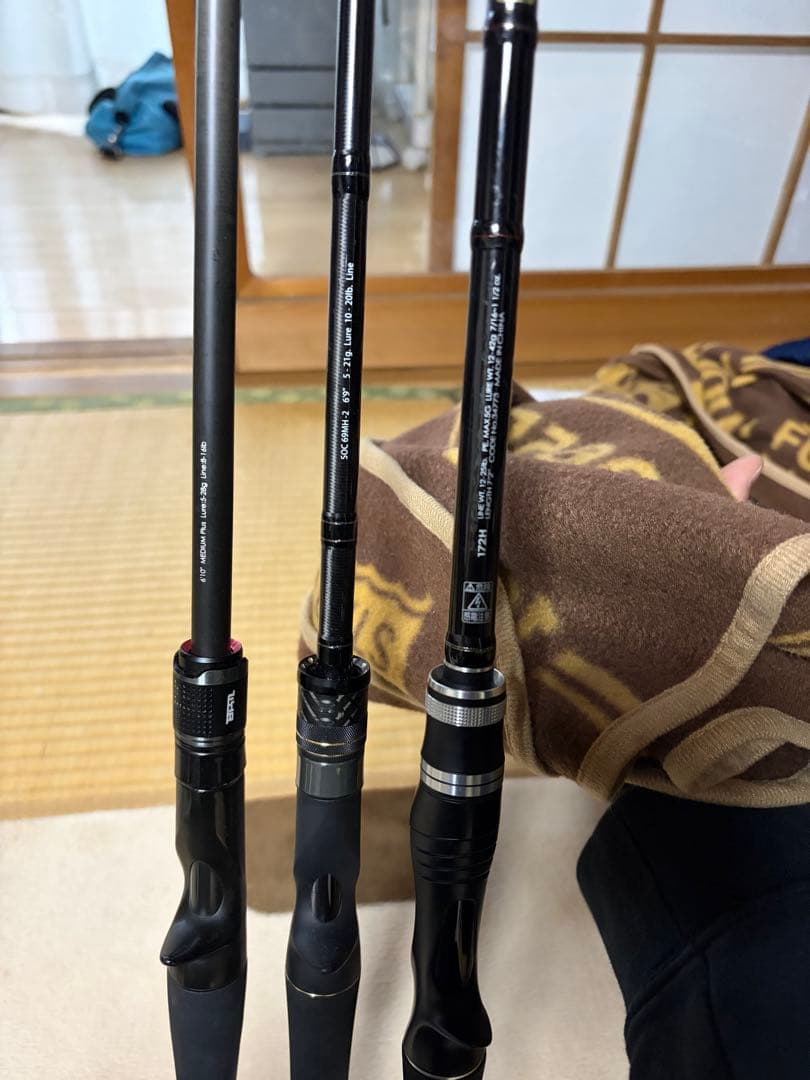 リール、ベイトロッド