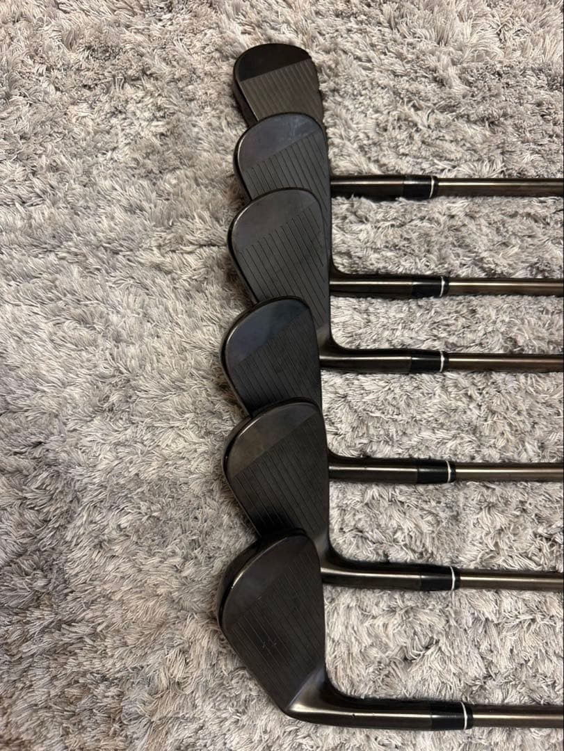 値下中！キャロウェイX FORGED STAR BLACKアイアン6 •硬さS