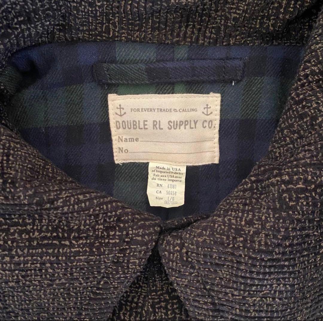RRL ダブルアールエル コーデュロイ ピーコート ビィンテージ加工 USA製
