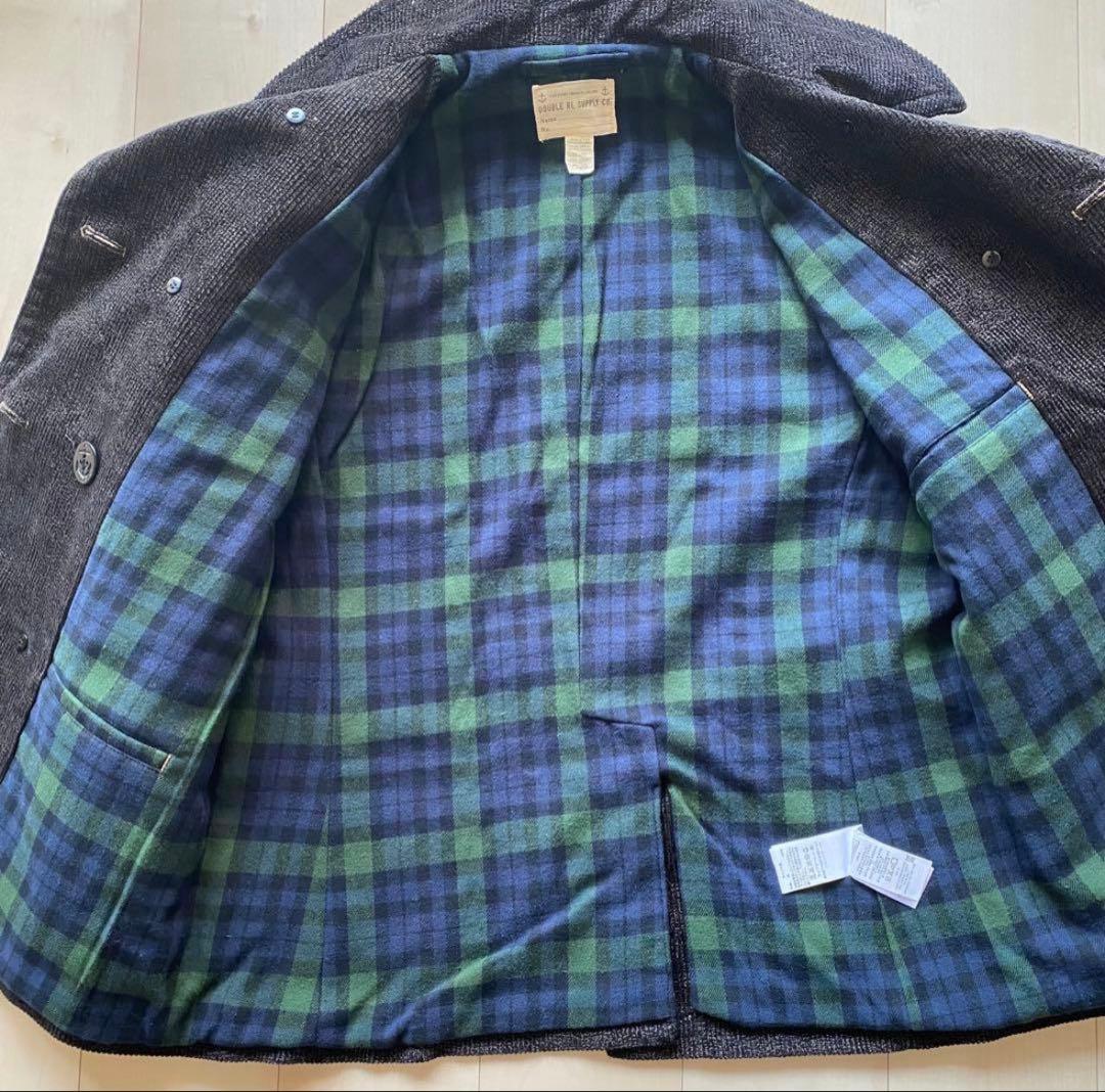 RRL ダブルアールエル コーデュロイ ピーコート ビィンテージ加工 USA製