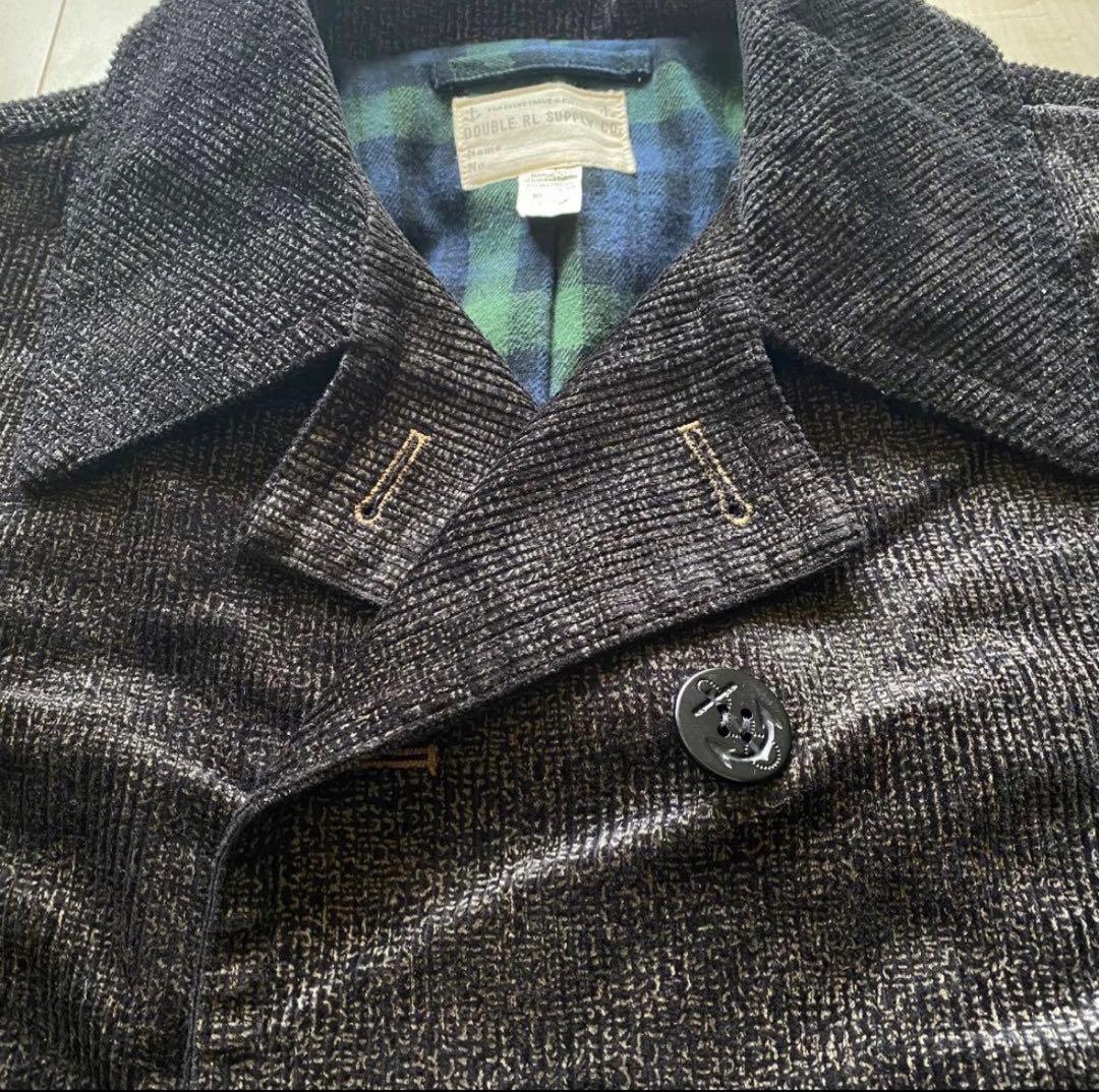 RRL ダブルアールエル コーデュロイ ピーコート ビィンテージ加工 USA製