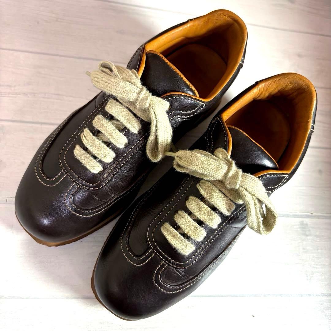 定番■エルメス■レザースニーカー✨クイック 本革 ラグジュアリー