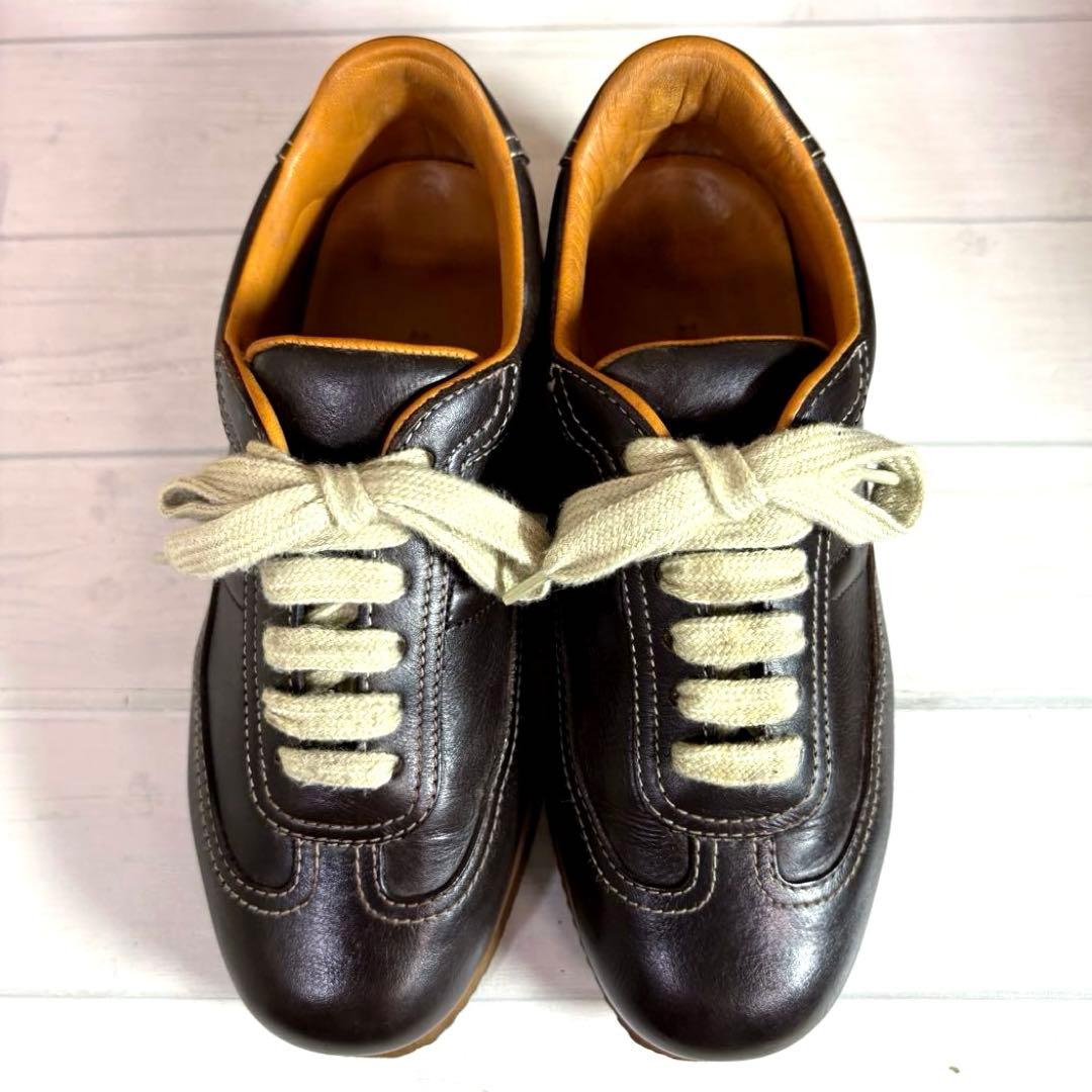 定番■エルメス■レザースニーカー✨クイック 本革 ラグジュアリー