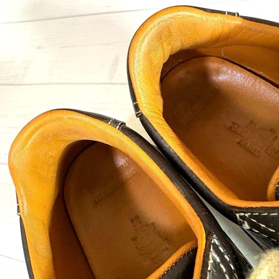 定番■エルメス■レザースニーカー✨クイック 本革 ラグジュアリー