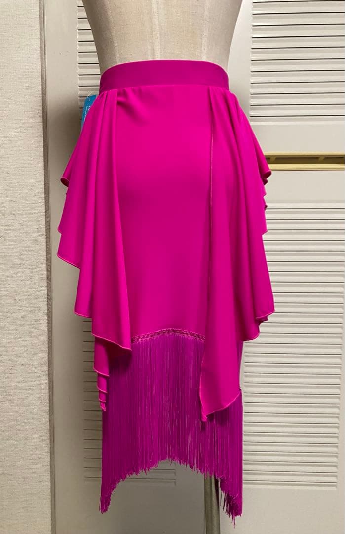 社交ダンスラテンスカート 　　白樺ドレス