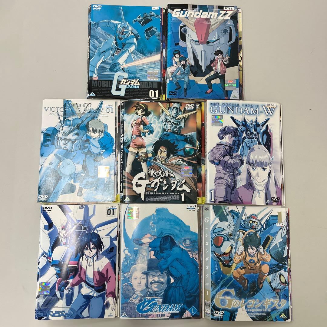 ガンダムシリーズ8作品　まとめ売り　DVD 全巻セット　レンタル落ち
