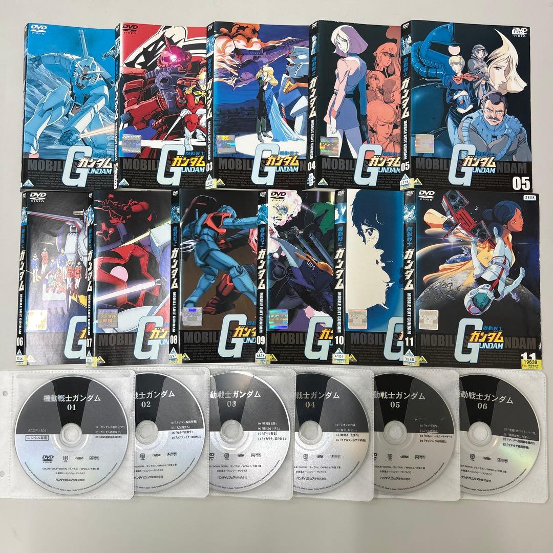 ガンダムシリーズ8作品　まとめ売り　DVD 全巻セット　レンタル落ち