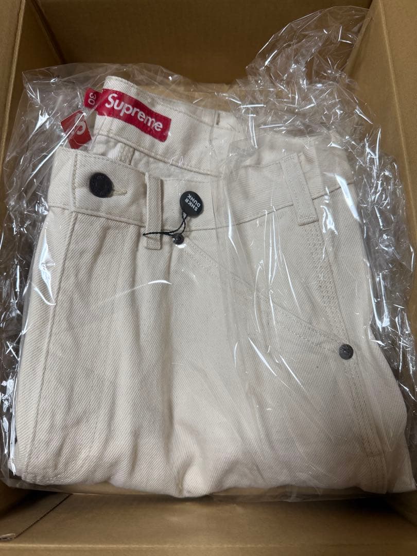 パンツ Supreme Double Knee Painter Pant Natural