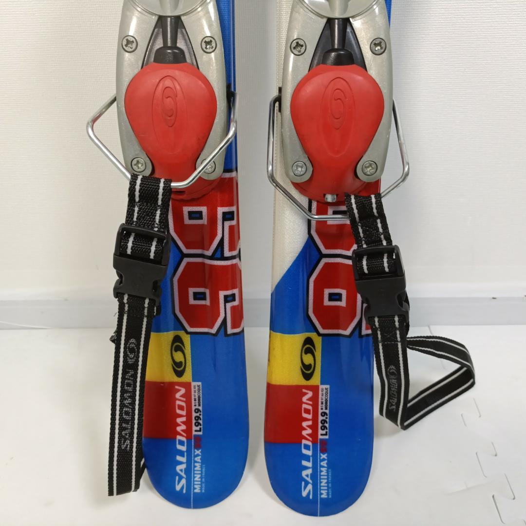 良品 SALOMON MINIMAX 99.9㎝ ショートスキー ファンスキー