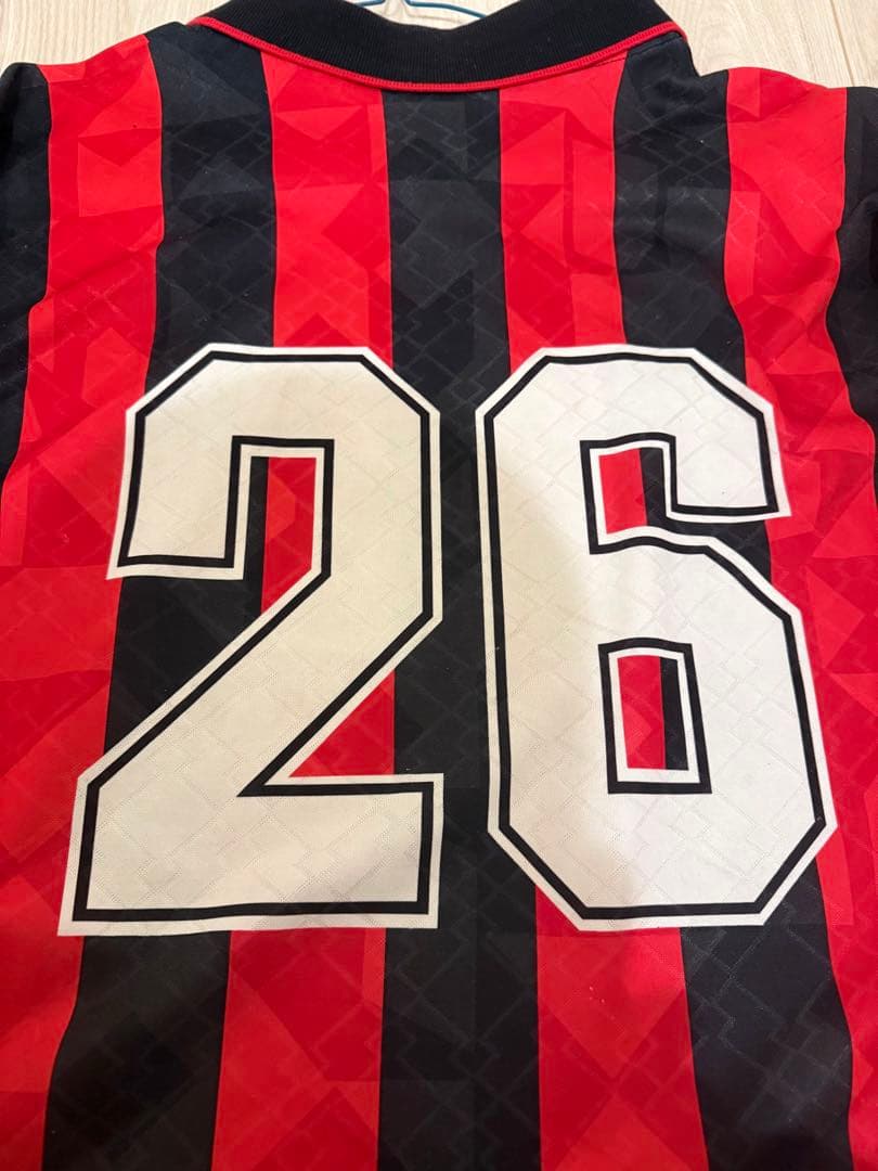 95-96 ミラン支給　ユニフォーム　実使用　26番 Sordo選手