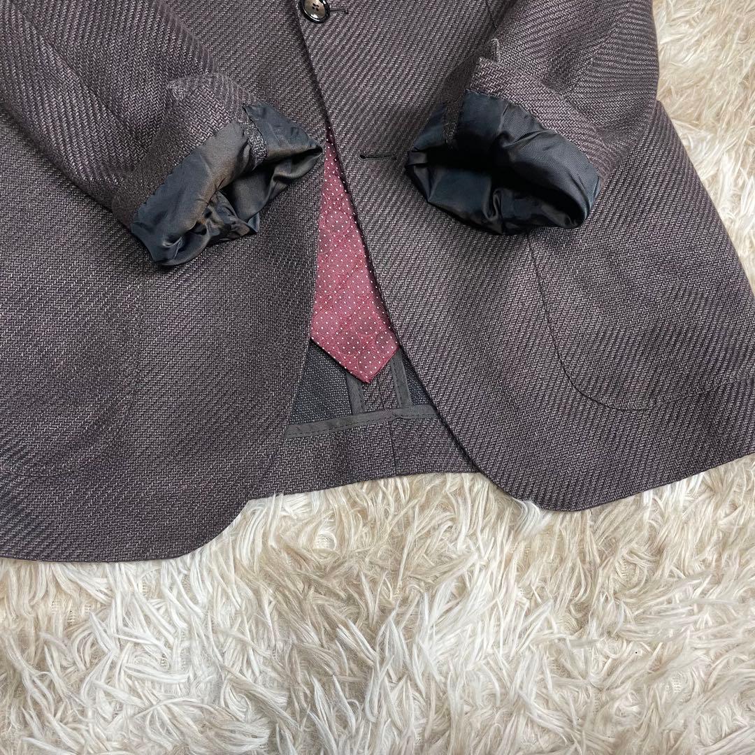 美品 タリアトーレ ブリッラ別注 テーラードジャケット メンズ リネン混