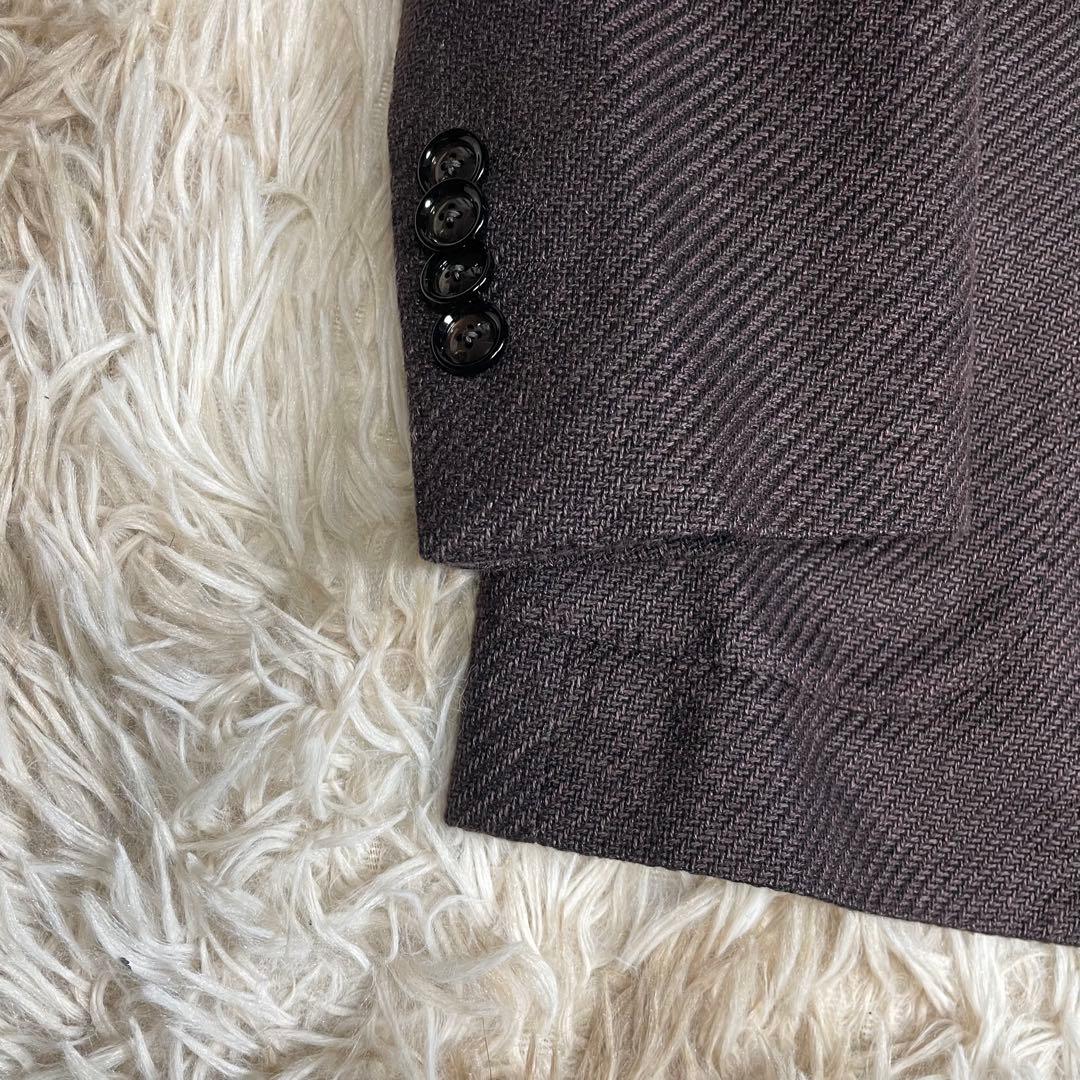 美品 タリアトーレ ブリッラ別注 テーラードジャケット メンズ リネン混