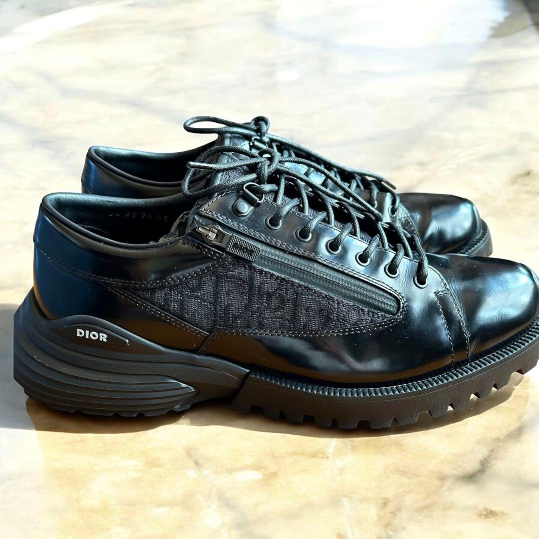 DIOR Combat ダービーシューズ ポリッシュド カーフスキン　サイズ43