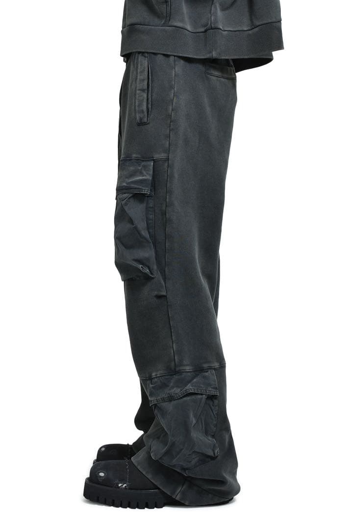 パンツ entirestudiosUTILITY SWEATS / WASHED BLK