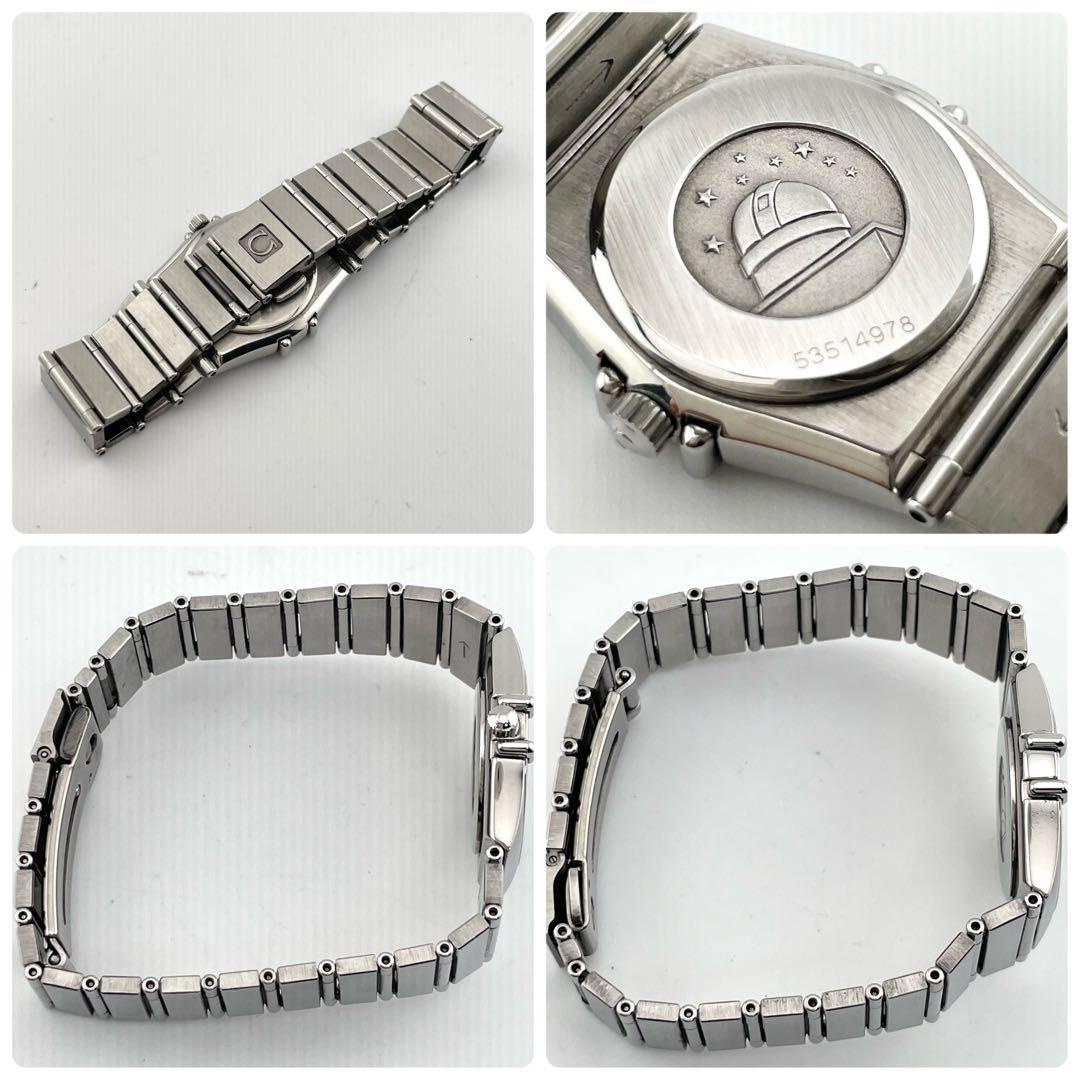 オメガ　ミニ　コンステレーション　フラットベゼル　腕時計　レディース　動作未確認