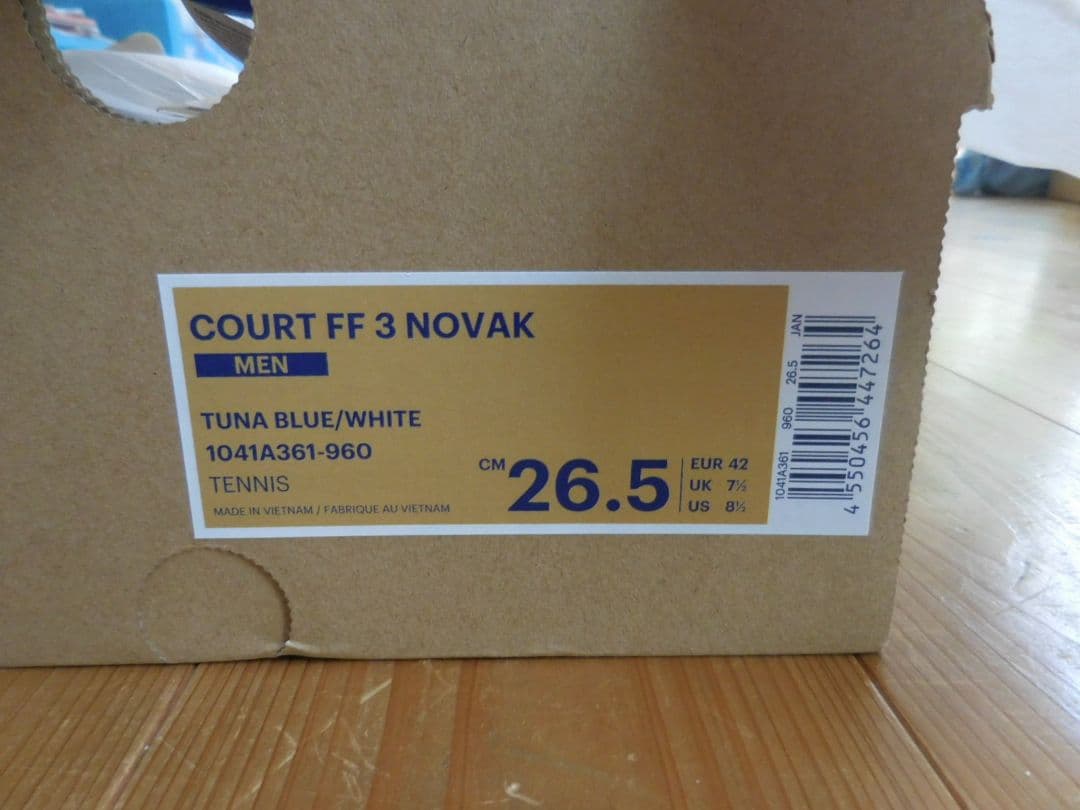 シューズ(男性用) asics COURT FF 3 NOVAK 1041A361-960