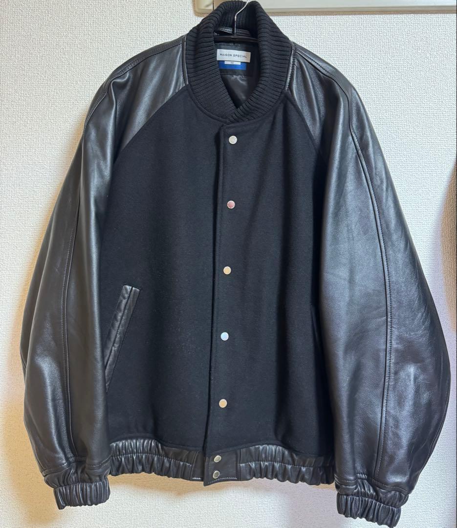 シープレザーメルトンコンビスタジャン