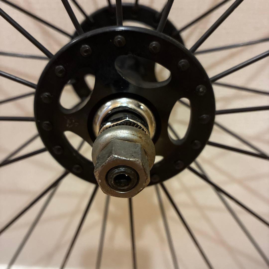 【純正パーツ】FUJI FEATHER フロント・リアホイールセット（ブラック）