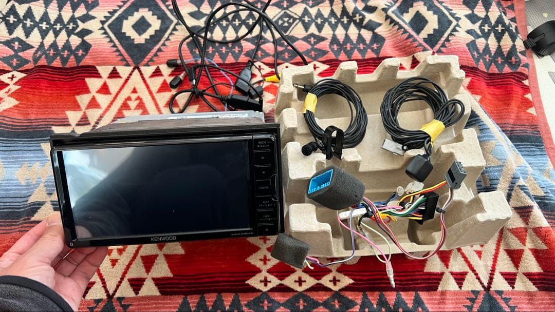 KENWOOD KXM-E504W ジムニー取り外し
